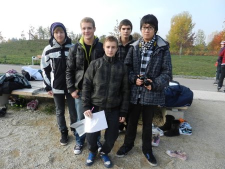 Úderná skupina hochů z 1.E skončila nakonec na 4. místě