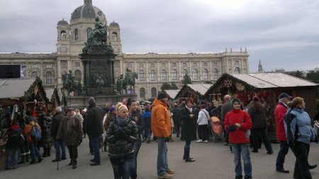 Vánoční trhy na Maria-Theresia-Platz
