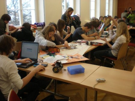 Práce na projektu ve škole