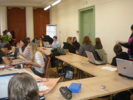 Práce na projektu ve škole
