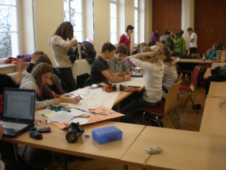 Práce na projektu ve škole