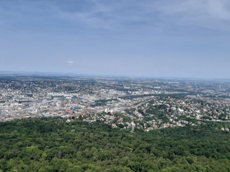 Stuttgart - výhled z TV věže