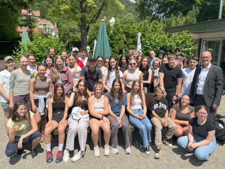 Závěrečné foto na minigolfu