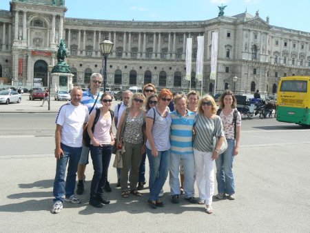 Společné foto na Heldenplatz