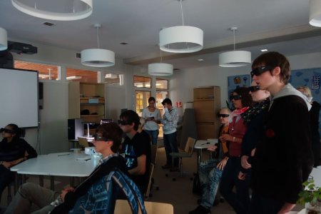 další prezentace 3D programů v tzv. stress-free area, kde se i vyučuje