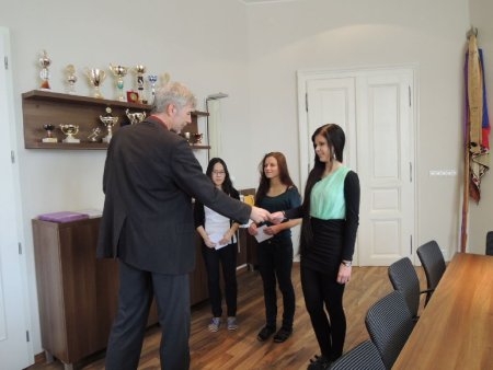 Gratulace od pana ředitele