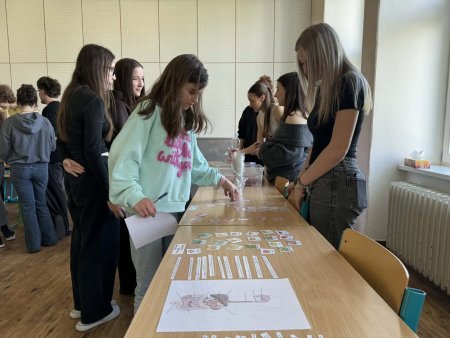Dorotka z 1.A svými znalostmi z biologie zaskočila i zkušené seminaristky