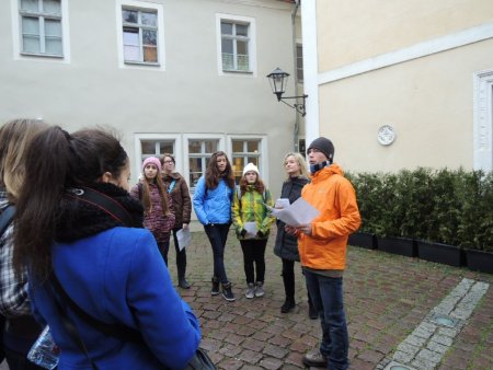 Zajímavou prohlídku pro nás připravil student gymnázia
