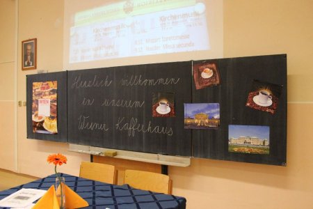 Vídeňská kavárna dvojjazyčných tříd 5.B a 2.B