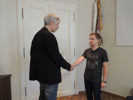 Gratulace od pana ředitele